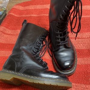 DR MARTENS DOCS look alikes- 14 EYE LACE UP BOOTS SZ 8